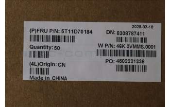 Lenovo 5T11D70184 LCD Removable Tape(R+L)*5 100W G5