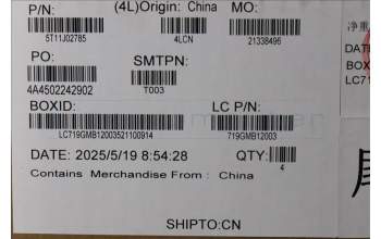 Lenovo 5T11J02785 Removable Tape L83L0 (LMR)*5 G