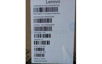 Lenovo 5T60S94287 TouchPad H 82YM STGY
