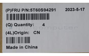 Lenovo 5T60S94291 TouchPadModule C82Y3 W/FFCWhite