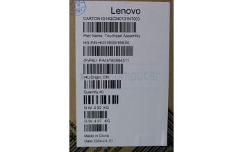 Lenovo 5T60S94311 TOUCHPAD TouchPad H 83DR Luna grey
