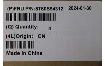 Lenovo 5T60S94312 TouchPad Module C83FD W/FFC,Black