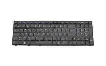 6-80-W95A3-190-1 original Clevo keyboard DE (german) black/black matte