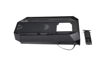 60.E2CD1.001 original Acer Front-Cover black (with earphone hanger)