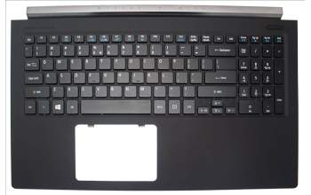Acer 60.MQLN1.009 Tastatur beleuchtet US-Int. (US) + Top Case schwarz 60.MQLN1.009 / 60MQLN1009 (Original)