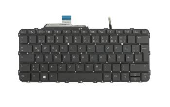 6037B0120104 original Inventec keyboard DE (german) black with backlight