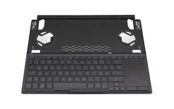 6037B0217113 original IEC keyboard incl. topcase DE (german) black/black with backlight