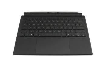 6037B0303201 original IEC keyboard incl. topcase US (english) black/black with backlight