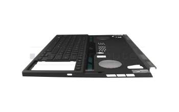 6053B2023701 original Asus keyboard incl. topcase DE (german) black/transparent/black/red with backlight
