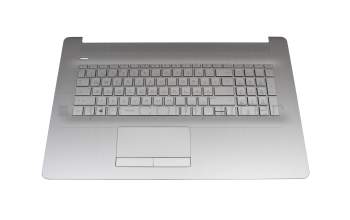 6070B1308113 original HP keyboard incl. topcase DE (german) silver/silver
