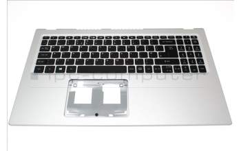 Acer 6B.A1DN2.013 COVER.UPPER.SILVER.W/KB.UK.BL