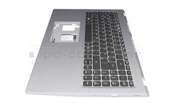 6B.A1DN2.046 original Acer keyboard incl. topcase DE (german) black/silver