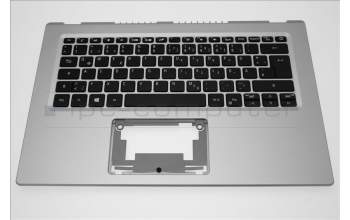 Acer 6B.A2KN2.014 COVER.UPPER.SILVER.W/KB.GERMAN