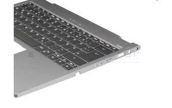 6B.A5PN1.027 original Acer keyboard incl. topcase DE (german) black/grey with backlight