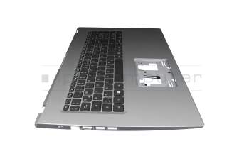 6B.A6TN2.014 original Acer keyboard incl. topcase DE (german) black/silver