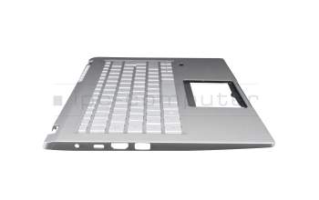 6B.ABLN2.014 original Acer keyboard incl. topcase DE (german) silver/silver with backlight