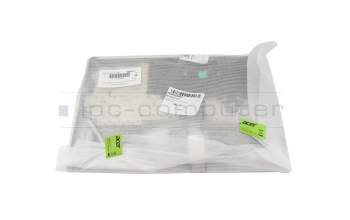 6B.AUEN7.019 original Acer keyboard incl. topcase CH (swiss) black/silver