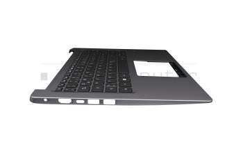 6B.GXUN1.008 original Acer keyboard incl. topcase DE (german) black/silver with backlight