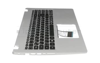6B.H5KN2.014 original Acer keyboard incl. topcase DE (german) black/silver with backlight