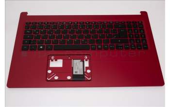 Acer 6B.HFTN7.011 COVER.UPPER.RED.W/KB.GERMAN.BL