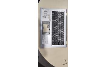 Acer 6B.J3PN8.001 COVER.UPPER.W/KB.US.INT.SILVER.BL