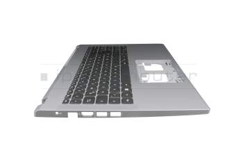 6B.K6WN2.014 original Acer keyboard incl. topcase DE (german) black/silver