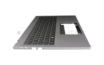 6B.KFTN2.014 original Acer keyboard incl. topcase DE (german) black/silver with backlight