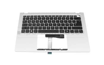 6B.KWMN8.020 original Acer keyboard incl. topcase DE (german) black/silver