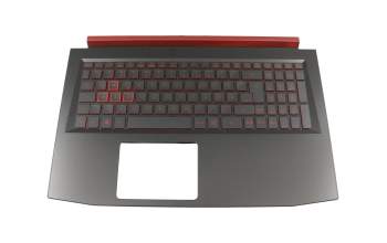 6B.Q3RN2.012 original Acer keyboard incl. topcase DE (german) black/red/black with backlight (Nvidia 1050)