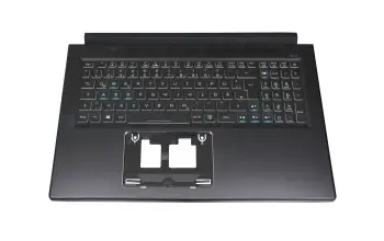 6B.QB6N2.014 original Acer keyboard incl. topcase DE (german) black/black with backlight