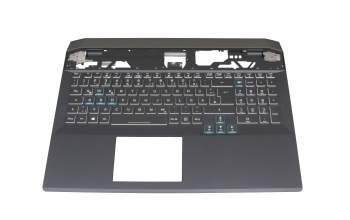 6B.QCPN7.011 original Acer keyboard incl. topcase DE (german) black/black with backlight