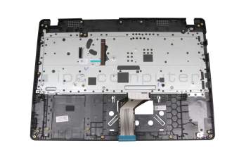 6B.VLJN7.011 original Acer keyboard incl. topcase DE (german) black/black with backlight