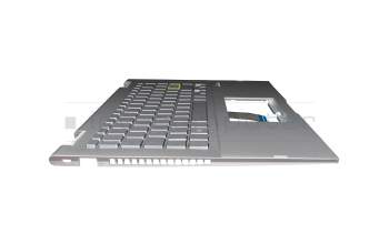 6BA6TN2014 original Aavid keyboard incl. topcase DE (german) silver/silver with backlight