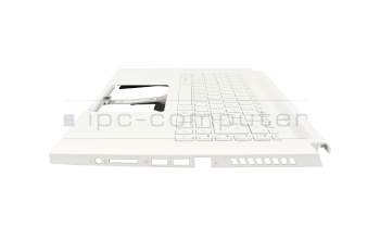 6BC5NN7011 original Acer keyboard incl. topcase DE (german) white/white with backlight