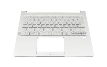 6BHR0N8029 original Acer keyboard incl. topcase CH (swiss) silver/silver with backlight