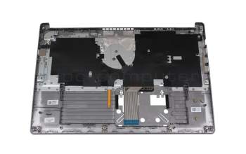 6BHWCN7011 original Acer keyboard incl. topcase DE (german) black/silver with backlight