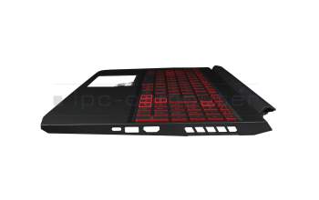 6BQAMN2014 original Acer keyboard incl. topcase DE (german) black/red/black with backlight