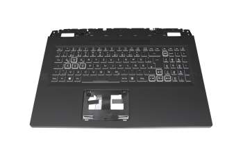 6BQLGN2014 original Acer keyboard incl. topcase DE (german) black/white/black with backlight