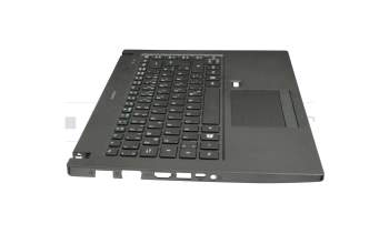 6BVDKN5017 original Acer keyboard incl. topcase DE (german) black/black with backlight