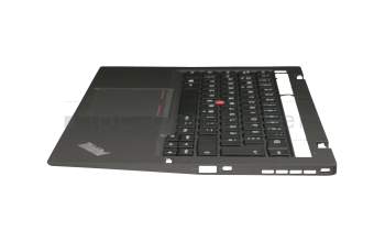 6M.4LYCS.139 original Lenovo keyboard incl. topcase DE (german) black/black with backlight and mouse-stick