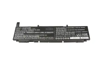 IPC-Computer battery compatible to Dell F8CPG with 91.20Wh