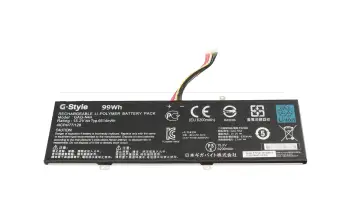 27S00-N4A01-G20S original Gigabyte battery 99Wh This battery model is available with two different connector types and cable lengths. Make sure to compare your battery carefully with the one selected here (17 mm connector).