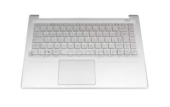 70N15L3T2010P original Medion keyboard incl. topcase DE (german) silver/silver