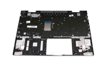 71NII432064 original HP keyboard incl. topcase DE (german) silver/silver with backlight (DSC Grafik)