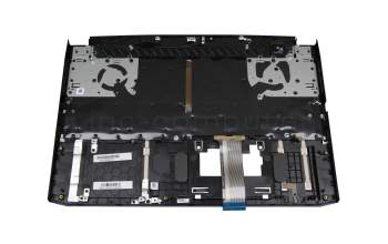 71NJ21BO050 original Acer keyboard incl. topcase DE (german) black/white/black with backlight (Connection cable 29mm)