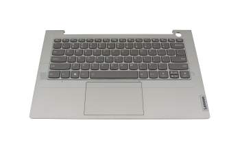 7211310100012 original Lenovo keyboard incl. topcase US (english) grey/grey with backlight