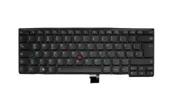 72700HM Lenovo keyboard DE (german) black/black matte with backlight and mouse-stick