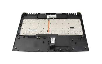 7A7-17E512-002 original MSI keyboard incl. topcase DE (german) black/black with backlight