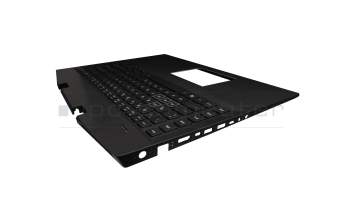 7J20A0 original HP keyboard incl. topcase DE (german) black/black with backlight