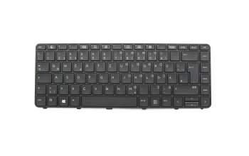 811839-041 original HP keyboard DE (german) black/black matte